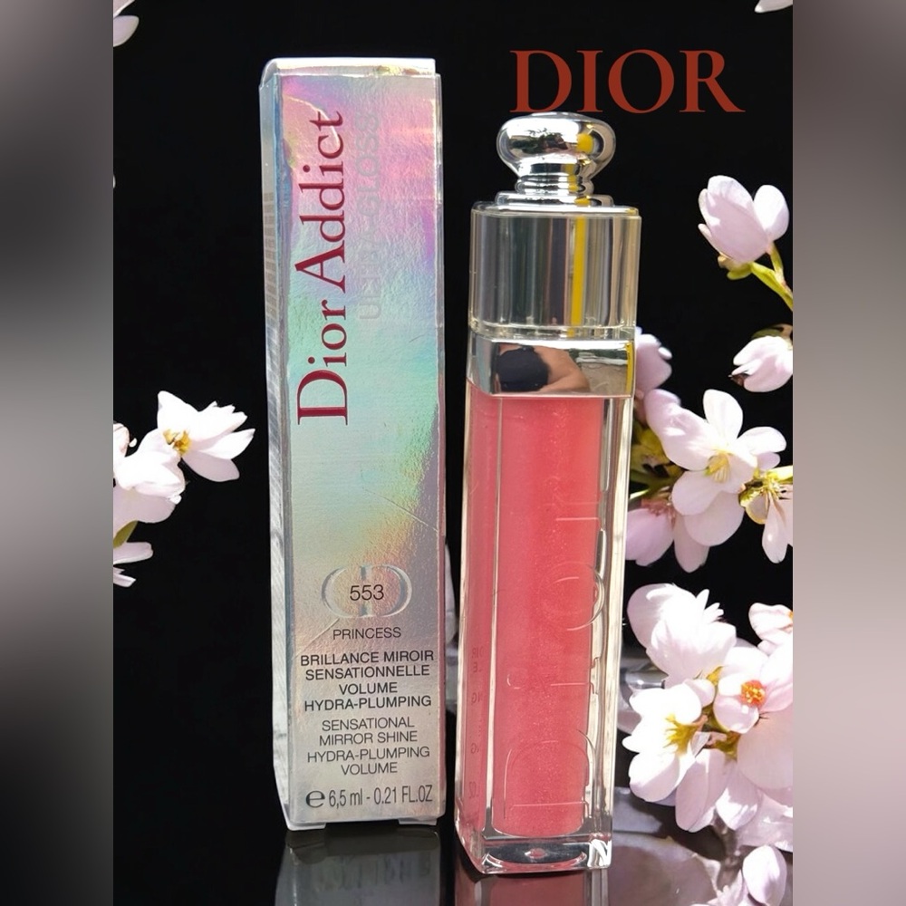 DIOR ADDICT ULTRA-GLOSS 553 PRINCESS HYDRA-PLUMPING LIPGLOSS. NEW IN BOX. - Picture 3 of 9